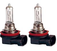 S SUMEX Tes1313 Lámpara H11, 12V, 55W Iluminación Potente y Clara Base PGJ19 3300K para Luz Cálida (Paquete de 2)