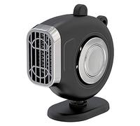 S SUMEX Ventilador Calentador de Coche Portátil 12V 150W Doble Uso Calentador Vehículo y Desempaña Parabrisas Base Giratoria 360º
