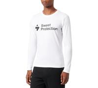 S Sweet Protection Sweet LS M Camiseta, Blanco Brillante, Hombre