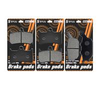 S SYUU moto Pastillas de freno delanteras y traseras Compatible con Yamaha YZF R6 600 R6S YZF600R 2003-2015 YZF R1 1000 2004-2006 FZ6 2007-2009 FZ1 FZ8 FA252F FA174R