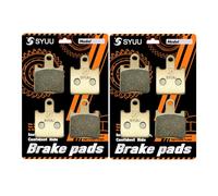 S SYUU Motocicleta fibra de cobre delantero Pastillas de freno Compatible con Kawasaki Concours 14 ZG 1400 GTR ZX 14 Ninja ZZR 1400 2006-2014 2015 2016 2017 2018 FA417FF