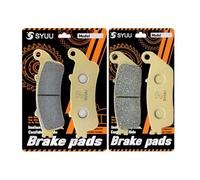 S SYUU Motocicleta Fibra de cobre delantero y trasero Pastillas de freno Compatible con Honda FJS400 FJS 400 Silverwing 2006-2008 FJS600 FJS 600 Silverwing 2001-2008 FA281F FA196R