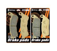 S SYUU Motocicleta Fibra de cobre delantero y trasero Pastillas de freno Compatible con Honda SW T 400 FJS 400 09-13 SW T 600 FJS 600 Silverwing 11-13 FA388F FA196R