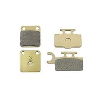 S SYUU Motocicleta Fibra de cobre delantero y trasero Pastillas de freno Compatible con Kawasaki KX 65 KX65 (2000-2018) FA302F FA054R