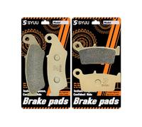 S SYUU Motocicleta Fibra de cobre delantero y trasero Pastillas de freno Compatible con Kawasaki KX 125 KX 250 1995-2008 KLX 250 1998-2007 KLX 400 KX 500 FA185F FA131R
