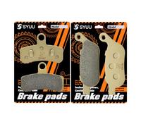S SYUU Motocicleta ibra de cobre delantero y trasero Pastillas de freno Compatible con Harley Davidson FLS Softail Slim 2012-2014 FLSTC Heritage Softail Classic 2008-2014 FA457F FA458R