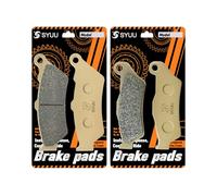 S SYUU Motocicleta ibra de cobre delantero y trasero Pastillas de freno Compatible con Harley Davidson XG 500/750 Street XG 750 A Street Rod 2016-2018 FA209F FA181R