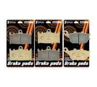 S SYUU Motocicleta ibra de cobre delantero y trasero Pastillas de freno Compatible con Suzuki GSF 1200 Bandit 2006 GSX 1250 F 2010 2011 2012 2013 2014 FA158F FA174R