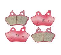 S SYUU Pastillas de freno de cerámica delanteras de motocicleta Compatible con Harley Davidson Touring Road King & Electra Glide Std (2000-2007) FA400FF