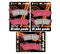 S SYUU Pastillas de freno de cerámica traseras delanteras de motocicleta Compatible con HONDA 1800 GL1800 GL1800A GL1800B ABS GOLDWING 2001-2015 VFR 800 A Fi ST 1300 CBR 1100 VTX 1800 FA261FR