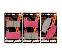 S SYUU Pastillas de freno de cerámica traseras delanteras de motocicleta Compatible con Suzuki GSXR 600 GSXR 750 2006-2010 GSXR 1000 GSX 1300 R Hayabusa FA379F FA419R