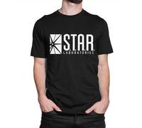 S.T.A.R. Laboratories Tshirtflash Series Star Labs Teeall Black T-Shirt Black S