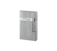 S.T. Dupont Mechero Ligne 2 D-016817, líneas verticales, plateado