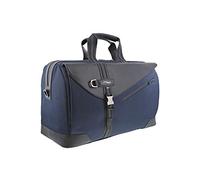 S.T. Dupont Defi Millenium Duffle - Bolsa de Viaje, Color Negro y Azul