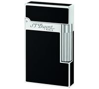 S.T. Dupont Ligne 2 Encendedor, laca negra y paladio, talla única