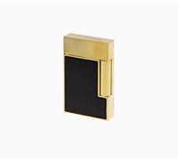 S. T. Dupont Ligne 2 Mechero Con Mikrodiamantenspitze Amarillo Y Mattschwarzer