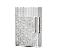 S.T. Dupont Ligne 2 - Mechero pequeño de acero inoxidable grabado y platino