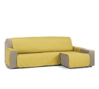 S & T Funda Sofa Chaise Longue 240 Mostaza - Funda Sofa Chaise Long Reversible Brazo Derecho/Izquierdo Acolchada - Cubre Sofá 100% Poliéster Fabricado en España