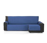 S & T Funda Sofá Chaise Longue 280 Azul - Funda Sofa Chaise Long Brazo Derecho/Izquierdo Acolchada Mont - Cubre Sofa Antiacaros 100% Poliéster Fabricado en España