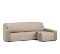 S & T Funda Sofa Chaise Longue 280 Cuero - Funda Sofa Chaise Long Reversible Brazo Derecho/Izquierdo Acolchada - Cubre Sofá 100% Poliéster Fabricado en España