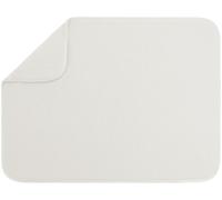 S&T INC. Alfombrilla escurreplatos de microfibra altamente absorbente para secar platos, XL, utensilios, ollas y sartenes, extragrande, 45,7 x 61 cm, crema