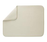 S&T INC. XL Dish Drying Mat Alfombrillas para secar Platos, Poliéster, Arena, 45.7L x 61W cm