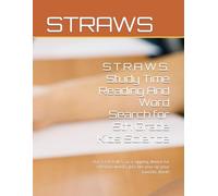 S.T.R.A.W.S. Study Time Reading And Word Search for 5th Grade Kids Science: Use S.T.R.A.W.S. as a sipping device for relevant words; Just like you sip your favorite drink!