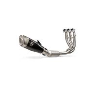 S-T6R1-CQTBL - Escape Akrapovic Racing Titanio Negro Triumph Trident 660 (21-22)