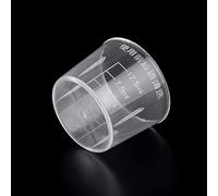 S-TROUBLE 10Pcs 15ml Taza de medición de plástico Transparente Vaso de Medida Graduado Vasos de Medicina de medición para Laboratorio