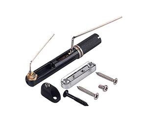 S-TROUBLE 5 Cuerdas Nickel Black Single Headless Bass Bridge Música Accesorios