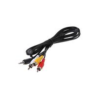 S-TROUBLE Cable de Cable de TV de Audio y Video AV A/V para videocámara Canon DV Mini HD STV-250 / N