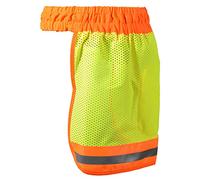 S-TROUBLE Casco de Seguridad Casco Cuello Máscara Cubierta Protector Solar Rayas Reflectantes Neón Alta Visibilidad Malla elástica Transpirable Parasol Protector