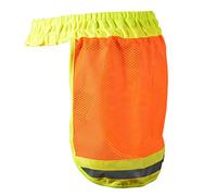 S-TROUBLE Casco de Seguridad Casco Cuello Máscara Cubierta Protector Solar Rayas Reflectantes Neón Alta Visibilidad Malla elástica Transpirable Parasol Protector