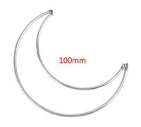 S-TROUBLE Metal Dream Catcher Moon Hoop para DIY Hecho a Mano Dreamcatcher Macrame Material Accesorios Manualidades