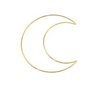 S-TROUBLE Moon Metal Craft Hoops Atrapasueños Anillos para atrapasueños Coronas Proyecto de macramé Accesorios de Bricolaje