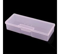 S-TROUBLE Nueva Caja de Almacenamiento de uñas vacía Transparente Herramientas de manicura Organizador Funda Titular