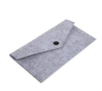 S-TROUBLE Tarjetas multifunción Bolsa para teléfono Resistente al Desgaste Bolsa de Fieltro portátil Cartera Bolsillo para Pasaporte para teléfono móvil