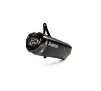 Silenciador trasero de línea deslizante Akrapovic, negro