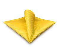 S&W SHLAX&WING Pañuelo de bolsillo a juego amarillo dorado en color liso