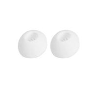(S, White) 1 Pair Ear Tips Soft Silicone Avoid Falling Off Replacement Earbuds Plugs Cover Compatible Huawei Freebuds 4i