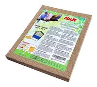 S&X Papel de grava para jaula de pájaros, paquete de 30 hojas de arena para una limpieza óptima y salud de las aves de 13 x 10 pulgadas