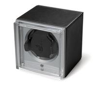 S1 Deluxe German Life Style - Caja giratoria para relojes panorámico móvil, para casa, caja fuerte y vacaciones, plata