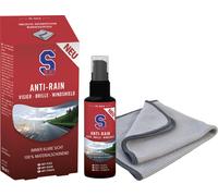 S100 Anti-Rain Spray de visor 100 ml incluyendo paño de microfibra para Hombres