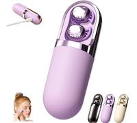 S13 Vibration Massage Bluetooth Headphones, Bluetooth 6.0 Wireless Sleep Earbuds for Side Sleepers with Invisible Fit & Waterproof Case, Vibration Earphone Case for Massage During Sleep (Purple)