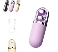S13 Vibration Massage Bluetooth Headphones, Bluetooth 6.0 Wireless Sleep Earbuds, Invisible Ear Plugs Relaxation & Audio in One, Suitable for Use During Leisure Sleep (Purple)