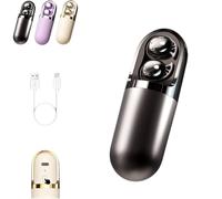 S13 Vibration Massage Bluetooth Headphones, Bluetooth 6.0 Wireless Sleep Earbuds, Invisible Ear Plugs Relaxation & Audio in One, Suitable for Use During Leisure Sleep (Black)
