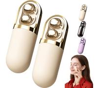 S13 Vibration Massage Bluetooth Headphones, Invisible Ear Plugs for Side Sleepers, Waterproof Vibration Earphone Case, Provide Relaxation, Ideal for Use During Leisure Sleep (Beige*2)