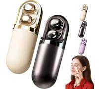 S13 Vibration Massage Bluetooth Headphones, Invisible Ear Plugs for Side Sleepers, Waterproof Vibration Earphone Case, Provide Relaxation, Ideal for Use During Leisure Sleep (Beige+Black)