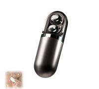 s13 Vibration Massage Bluetooth headphons, Bluetooth 6.0 Wireless Sleep Earbuds, Equipped with a Vibration Earphone CaseInvisible Ear Plugs for Side Sleepers for Use During Leisure Sleep (Black)