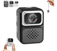 S130 Mini Digital Camera, 0.96-Inch HD Travel Retro Compact CCD Thumb Camera, 1080p Tiny Cameras Keychain, 60Min, for Travel, Concert, Study Recording Vlog (Black,64G)